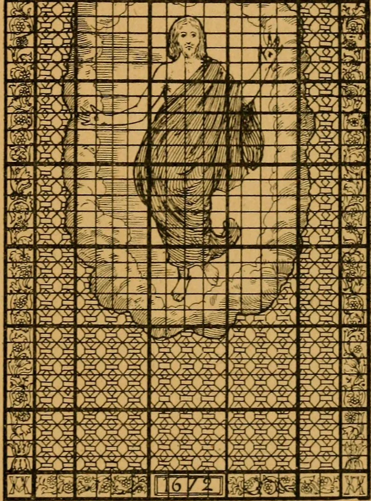 An illustration from Les vitraux, 1895, leaf 248