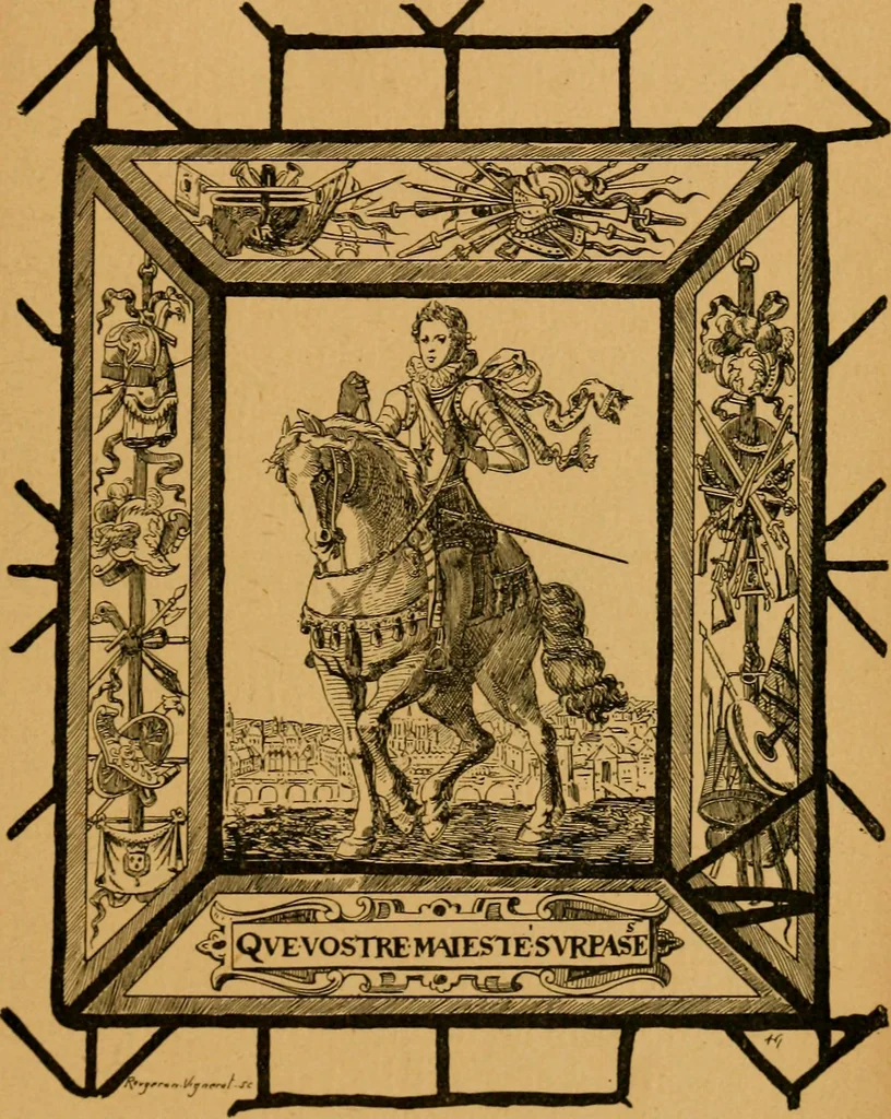 An illustration from Les vitraux, 1895, leaf 256