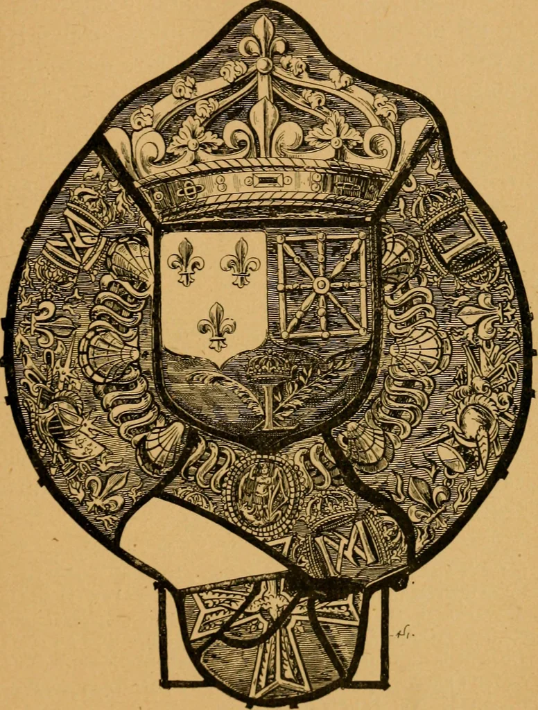 An illustration from Les vitraux, 1895, leaf 258