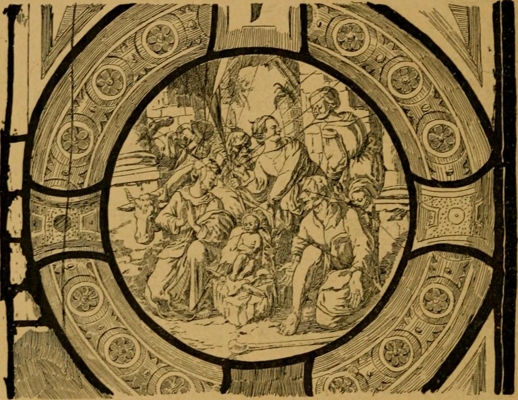 An illustration from Les vitraux, 1895, leaf 265