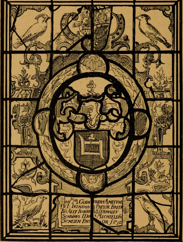 An illustration from Les vitraux, 1895, leaf 267