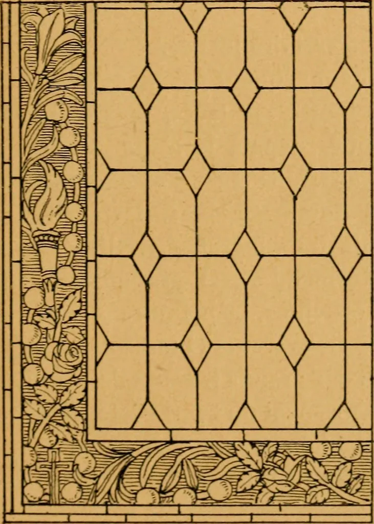 An illustration from Les vitraux, 1895, leaf 272