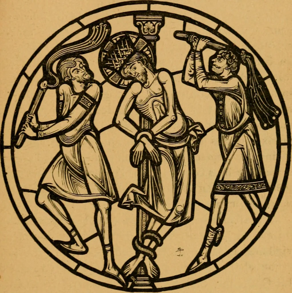 An illustration from Les vitraux, 1895, leaf 284