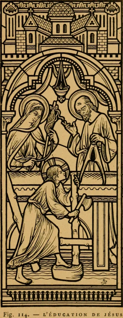An illustration from Les vitraux, 1895, leaf 286