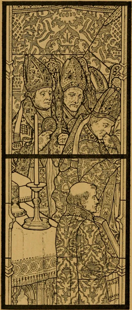 An illustration from Les vitraux, 1895, leaf 287