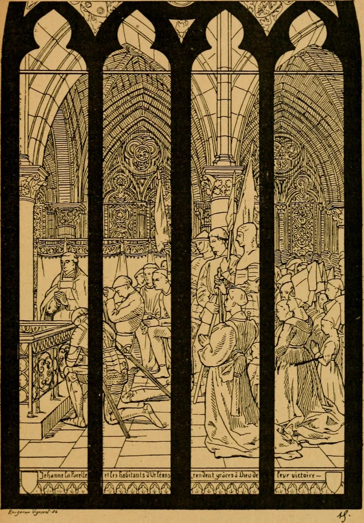 An illustration from Les vitraux, 1895, leaf 290
