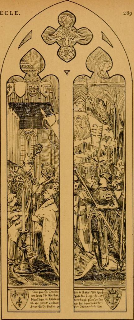 An illustration from Les vitraux, 1895, leaf 292