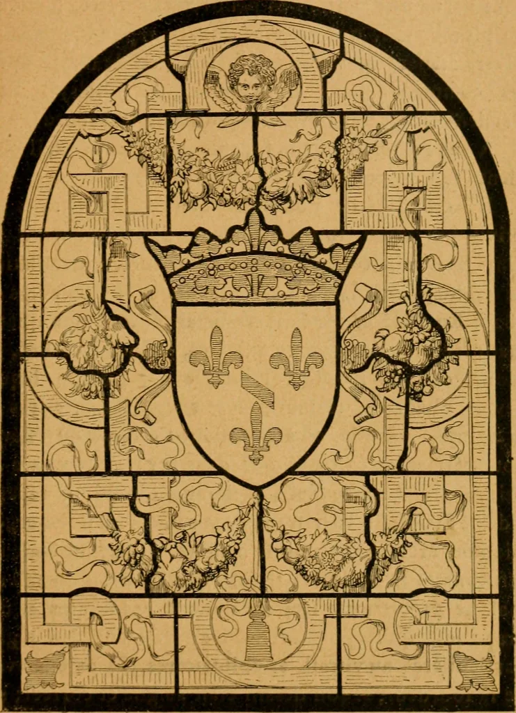 An illustration from Les vitraux, 1895, leaf 294
