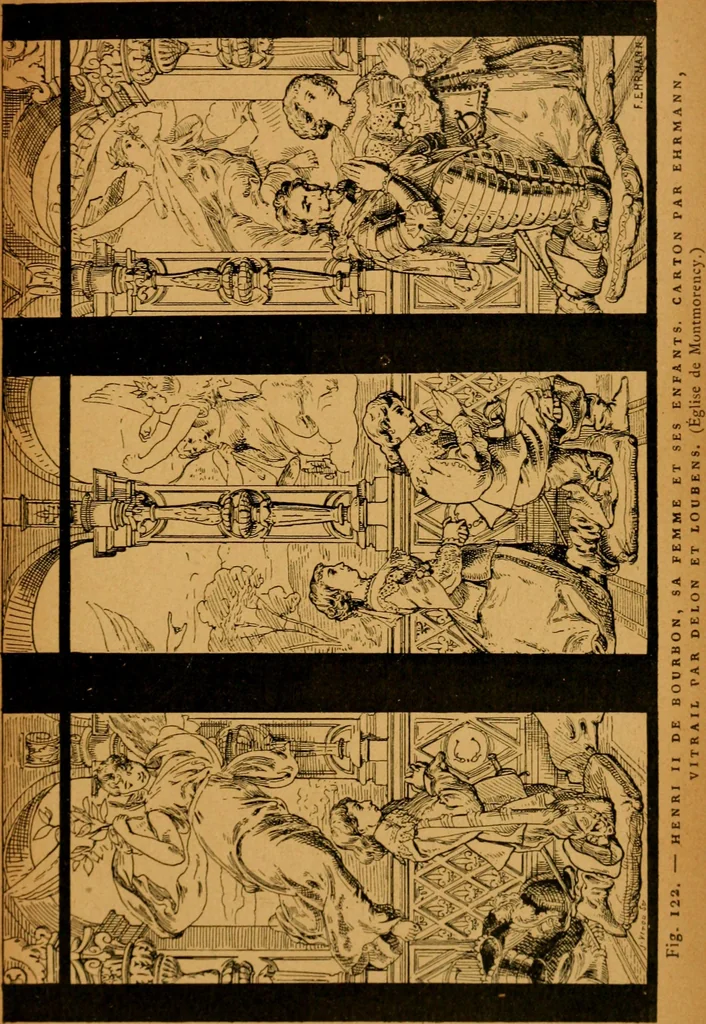 An illustration from Les vitraux, 1895, leaf 300