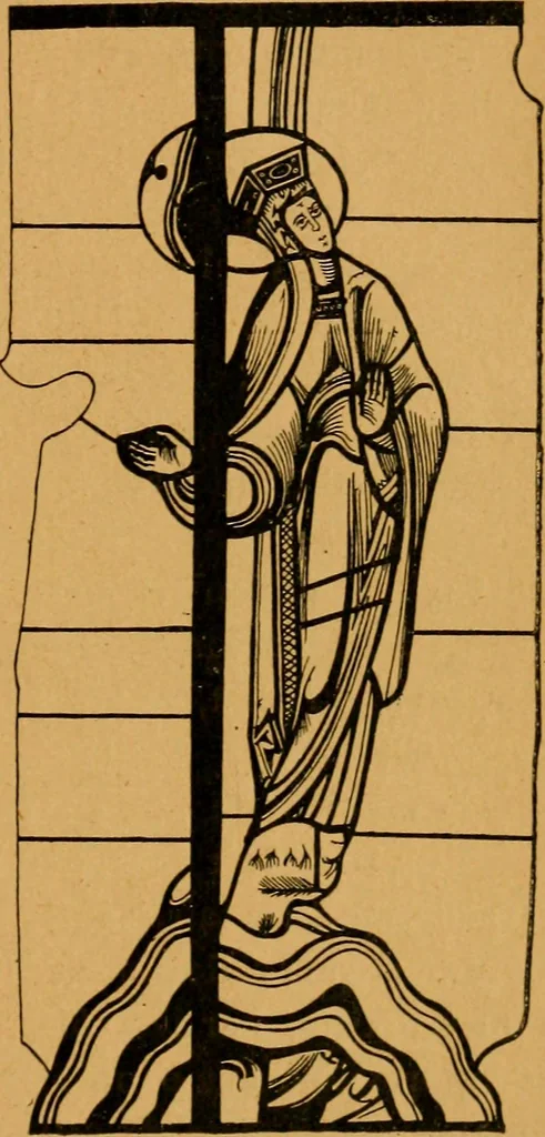 An illustration from Les vitraux, 1895, leaf 38