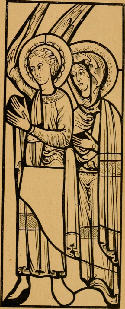 An illustration from Les vitraux, 1895, leaf 40