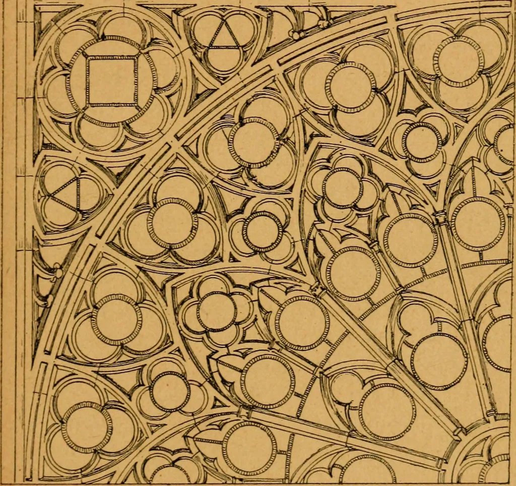 An illustration from Les vitraux, 1895, leaf 50