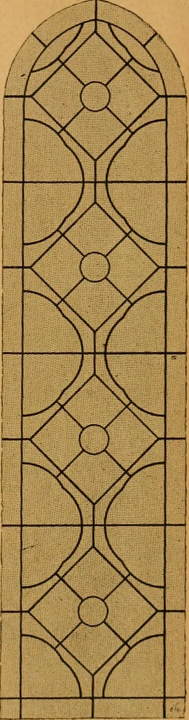 An illustration from Les vitraux, 1895, leaf 58