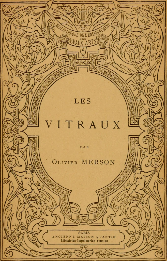 An illustration from Les vitraux, 1895, leaf 6