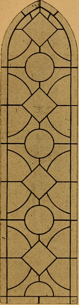 An illustration from Les vitraux, 1895, leaf 60