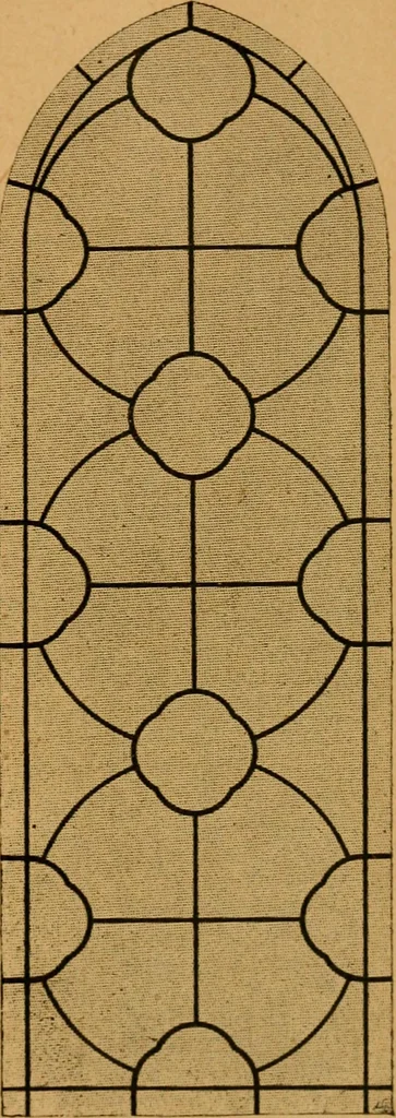 An illustration from Les vitraux, 1895, leaf 60