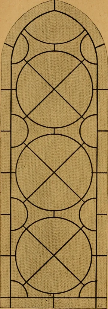 An illustration from Les vitraux, 1895, leaf 61
