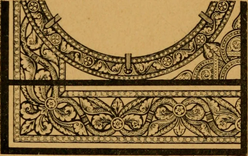 An illustration from Les vitraux, 1895, leaf 65