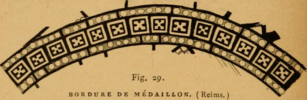 An illustration from Les vitraux, 1895, leaf 67