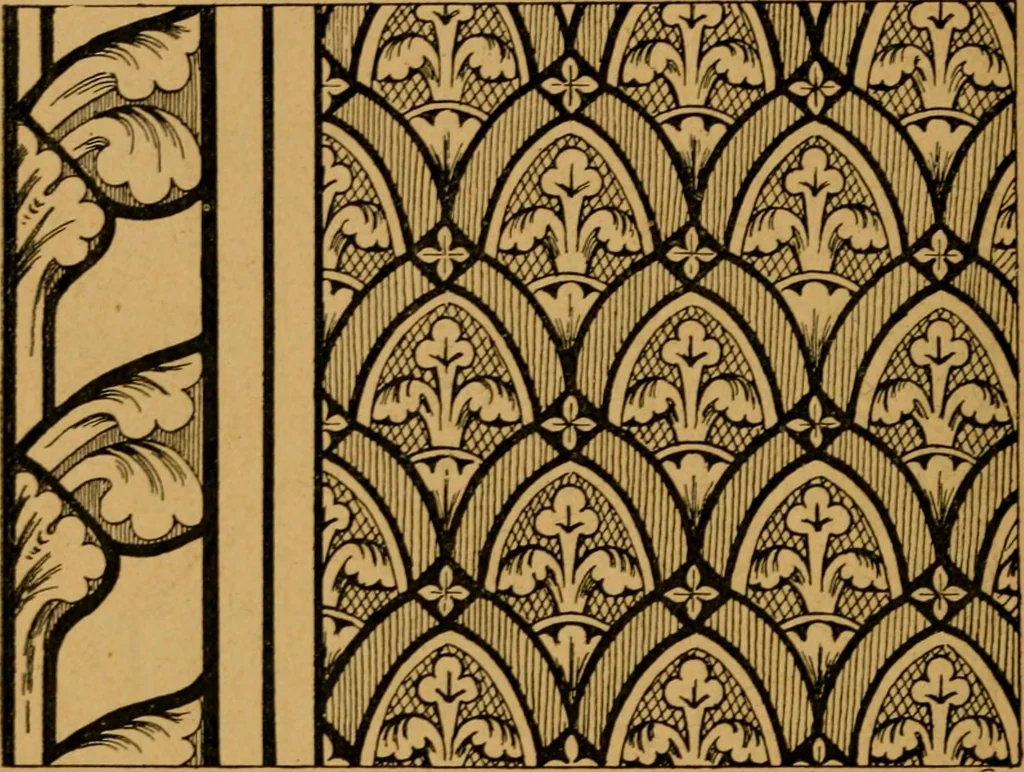 An illustration from Les vitraux, 1895, leaf 73