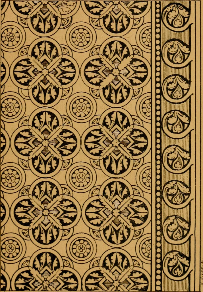 An illustration from Les vitraux, 1895, leaf 88