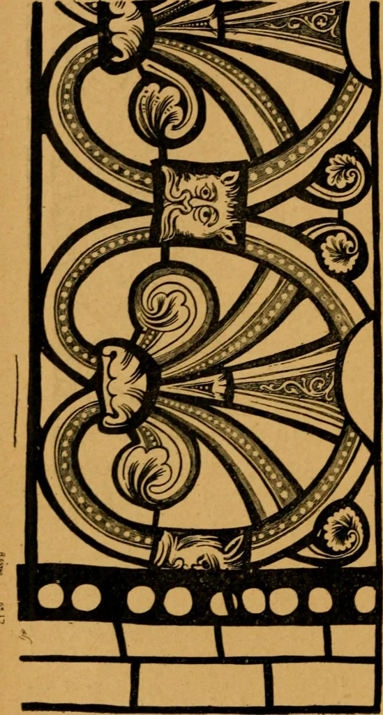 An illustration from Les vitraux, 1895, leaf 95