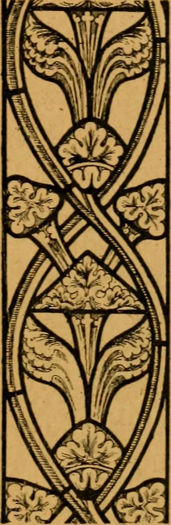An illustration from Les vitraux, 1895, leaf 96