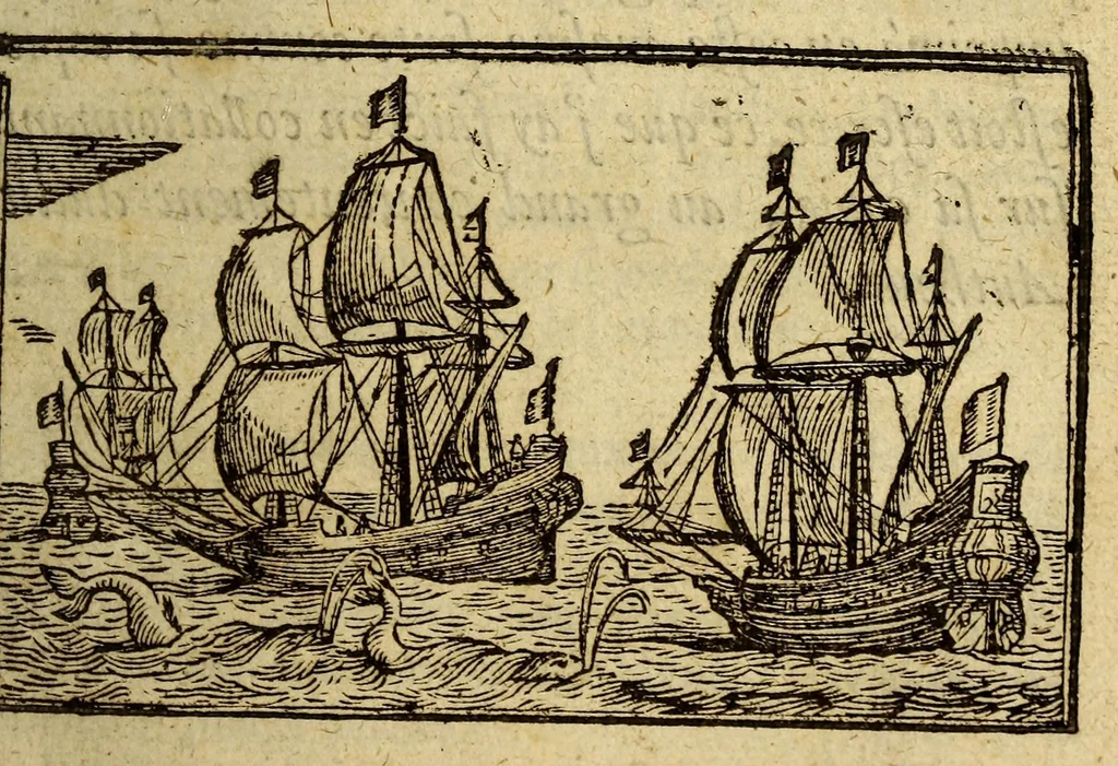 An illustration from Les voyages avantureux du capitaine Martin de Hoyarsabal, habitant de Cubiburu. : Contenant les reigles & enseignemens necessaires à la bonne & seure navigation, 1669, leaf 7