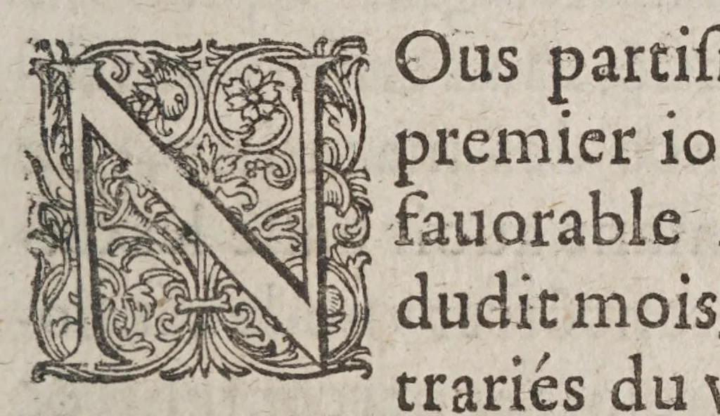 An illustration from Les voyages du sieur de Champlain Xaintongeois, capitaine ordinaire pour le roy, en la marine : divisez en deux livres ; ou, journal tres-fidele des observations faites és descouvertures de la Nouvelle France ... ensemble deux cartes geografiques .., 1613, leaf 313