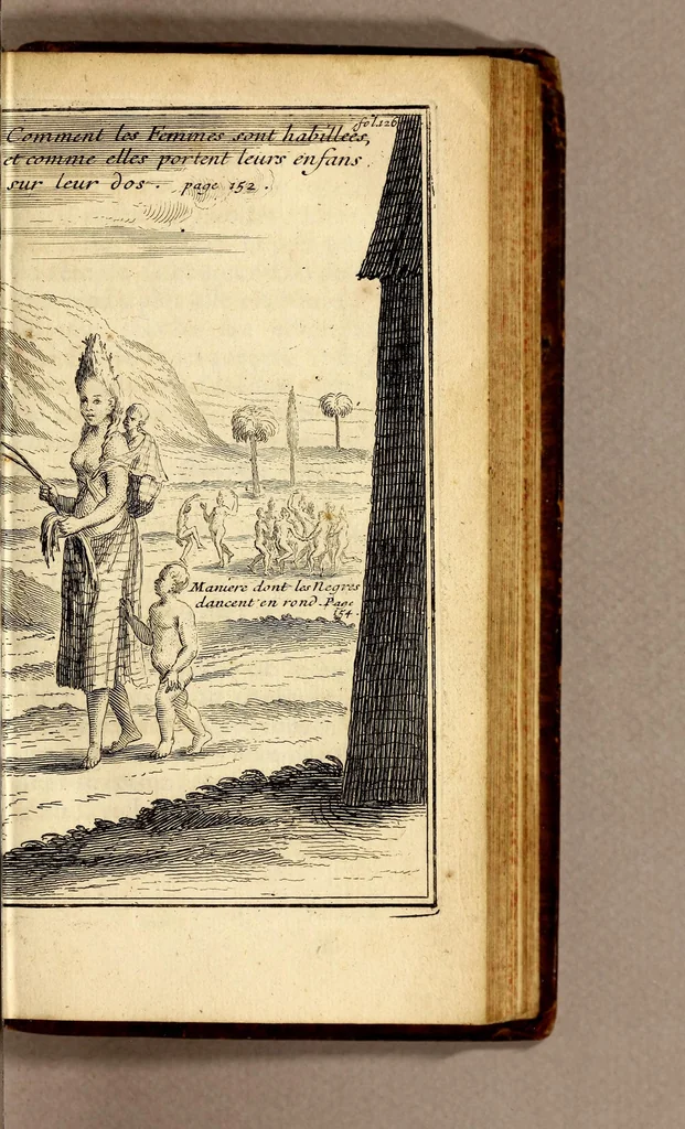 An illustration from Les voyages du sieur Le Maire aux isles Canaries, Cap-Verd, Senegal, et Gambie. : Sous monsieur Dancourt, directeur general de la Compagnie roïale d'Affrique, 1695, leaf 153