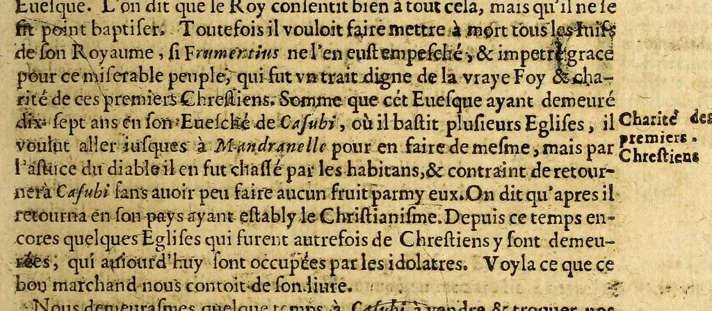 An illustration from Les voyages fameux du sieur Vincent Le Blanc Marseillois, qu'il a faits depuis l'aage de douze ans iusques à soixante, aux quatre parties du monde; a scauoir aux Indes Orientales & Occidentales ..., 1658, leaf 179