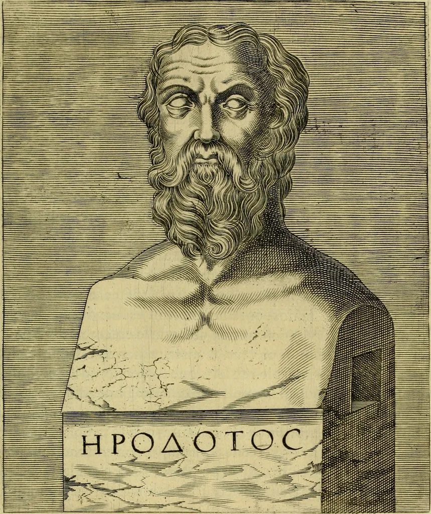 An illustration from Les vrais pourtraits et vies des hommes illustres grecz, latins et payens, 1584, leaf 126