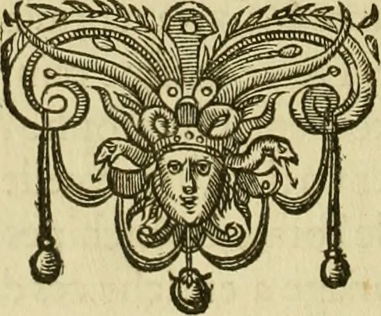 An illustration from Les vrais pourtraits et vies des hommes illustres grecz, latins et payens, 1584, leaf 137