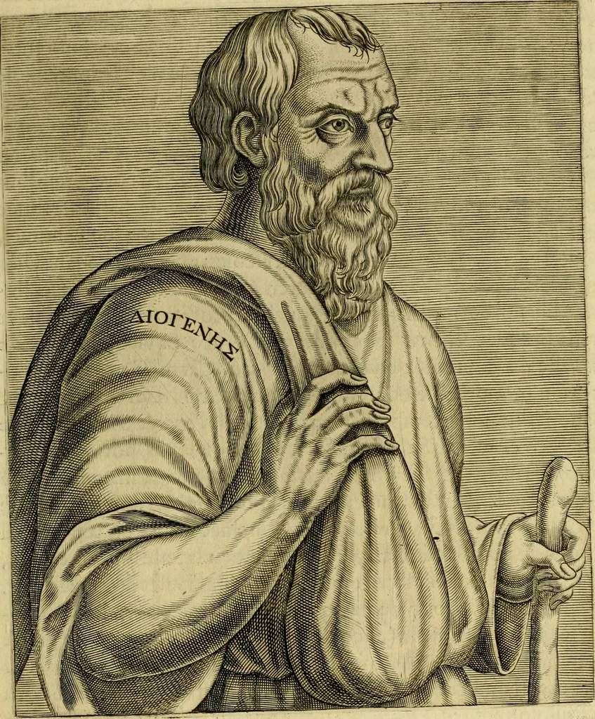 An illustration from Les vrais pourtraits et vies des hommes illustres grecz, latins et payens, 1584, leaf 142