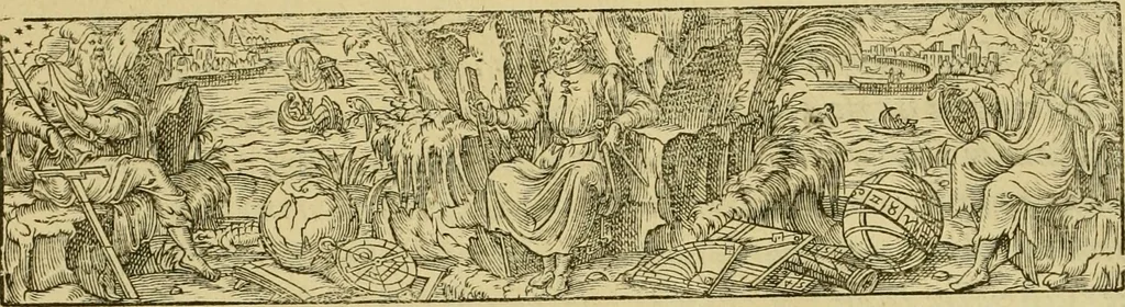 An illustration from Les vrais pourtraits et vies des hommes illustres grecz, latins et payens, 1584, leaf 15