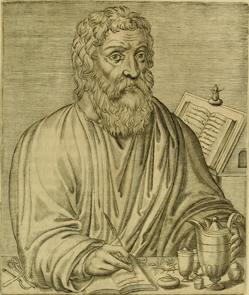 An illustration from Les vrais pourtraits et vies des hommes illustres grecz, latins et payens, 1584, leaf 152