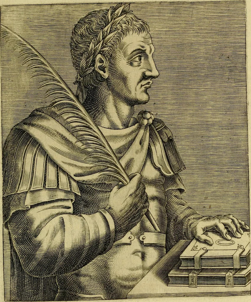 An illustration from Les vrais pourtraits et vies des hommes illustres grecz, latins et payens, 1584, leaf 224
