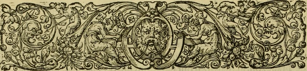 An illustration from Les vrais pourtraits et vies des hommes illustres grecz, latins et payens, 1584, leaf 239