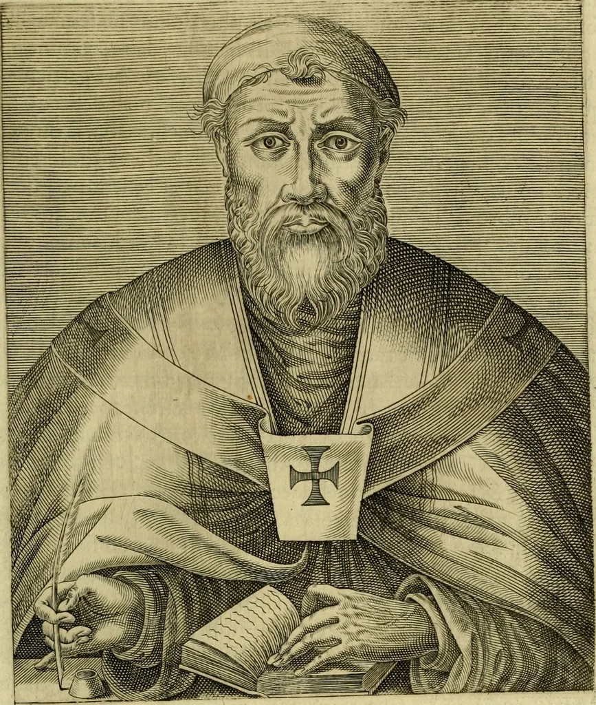 An illustration from Les vrais pourtraits et vies des hommes illustres grecz, latins et payens, 1584, leaf 240