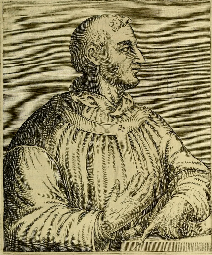 An illustration from Les vrais pourtraits et vies des hommes illustres grecz, latins et payens, 1584, leaf 252