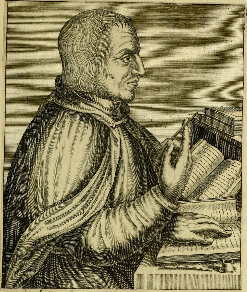 An illustration from Les vrais pourtraits et vies des hommes illustres grecz, latins et payens, 1584, leaf 258