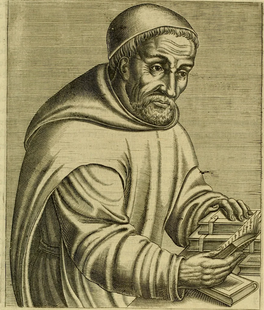 An illustration from Les vrais pourtraits et vies des hommes illustres grecz, latins et payens, 1584, leaf 310