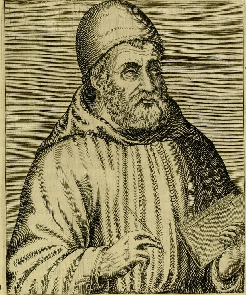An illustration from Les vrais pourtraits et vies des hommes illustres grecz, latins et payens, 1584, leaf 332