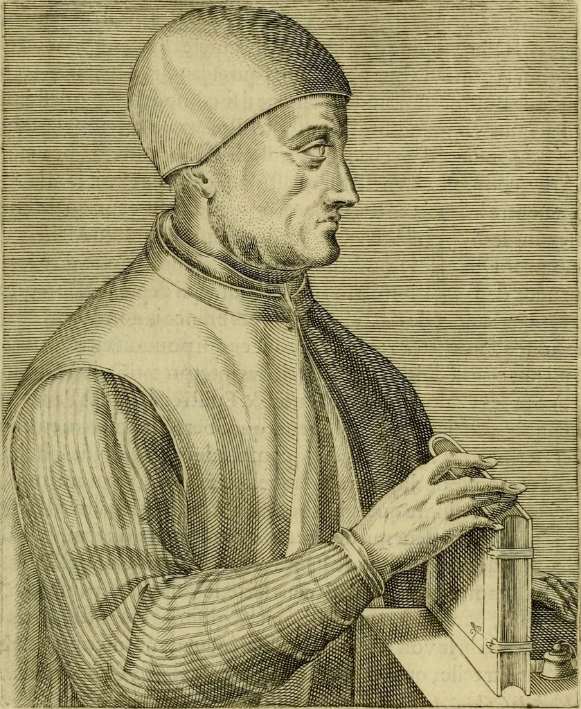 An illustration from Les vrais pourtraits et vies des hommes illustres grecz, latins et payens, 1584, leaf 336