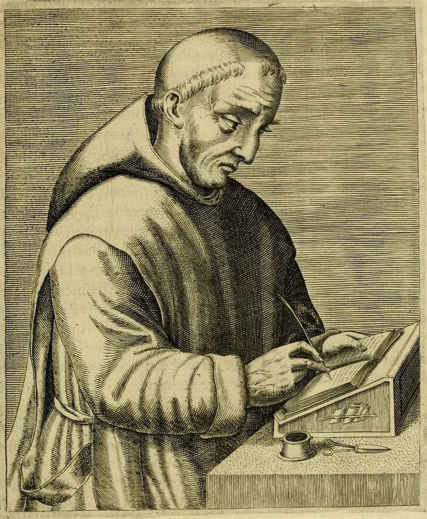 An illustration from Les vrais pourtraits et vies des hommes illustres grecz, latins et payens, 1584, leaf 360