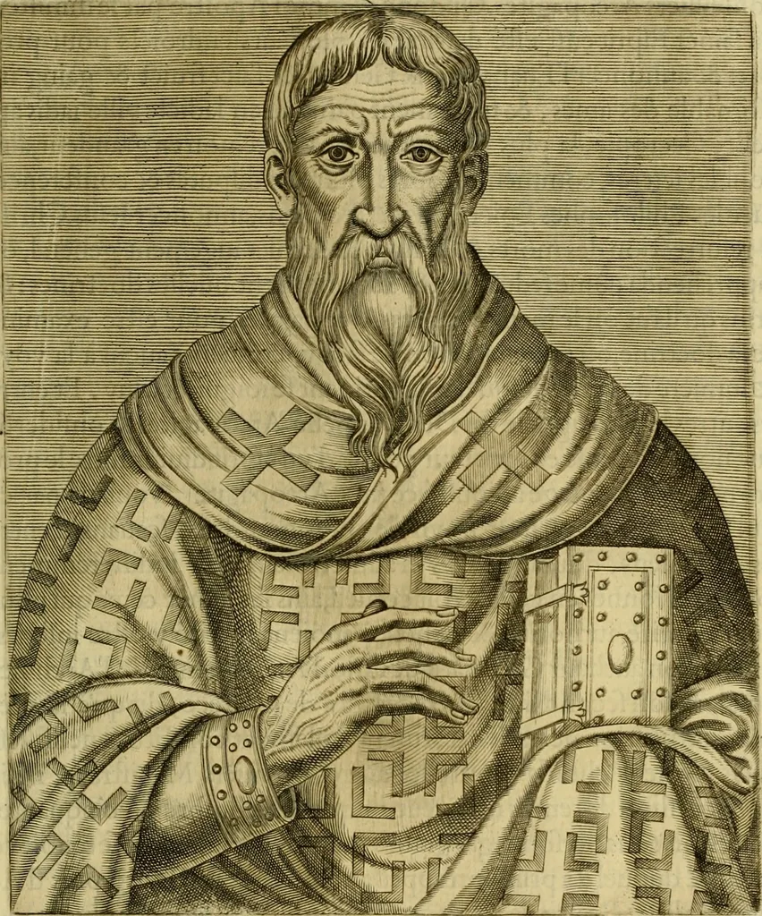An illustration from Les vrais pourtraits et vies des hommes illustres grecz, latins et payens, 1584, leaf 40
