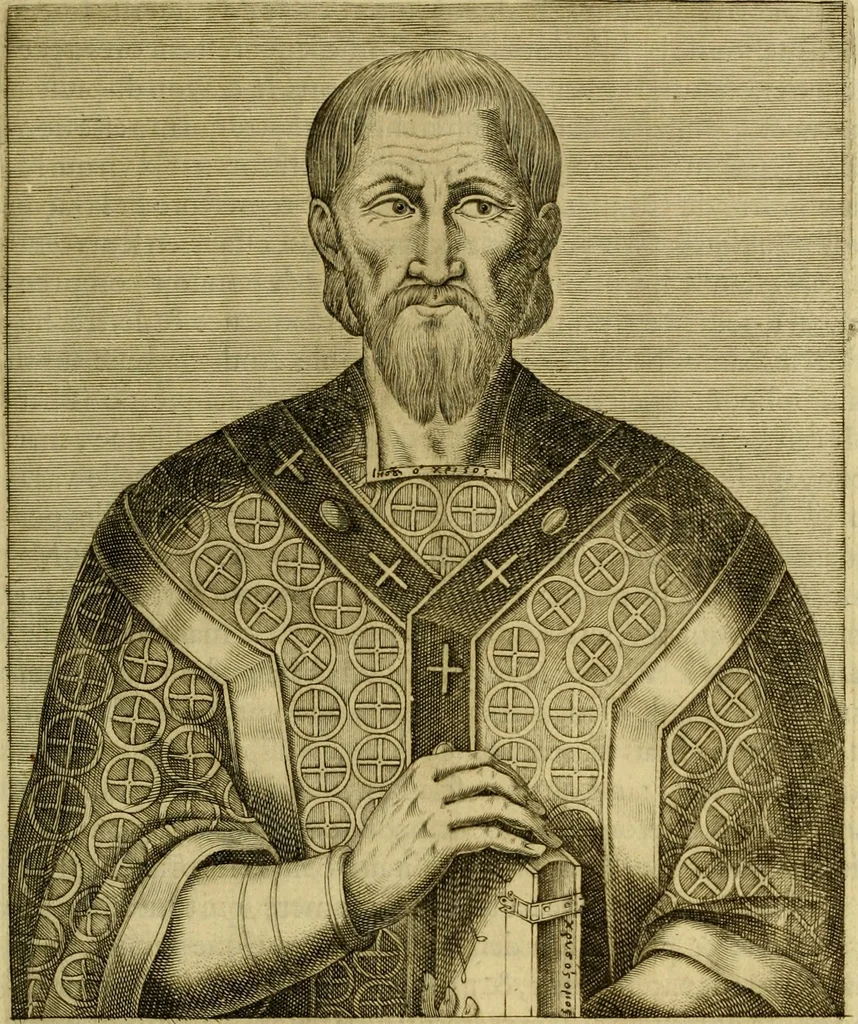 An illustration from Les vrais pourtraits et vies des hommes illustres grecz, latins et payens, 1584, leaf 68