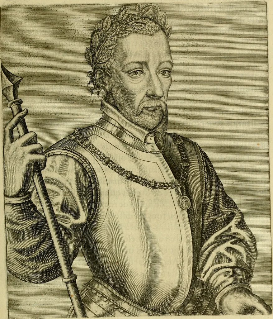 An illustration from Les vrais pourtraits et vies des hommes illustres grecz, latins et payens, 1584, leaf 108