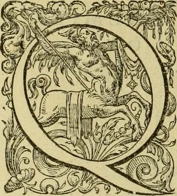An illustration from Les vrais pourtraits et vies des hommes illustres grecz, latins et payens, 1584, leaf 13