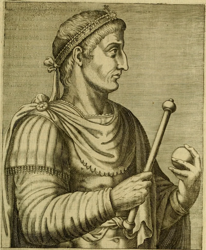 An illustration from Les vrais pourtraits et vies des hommes illustres grecz, latins et payens, 1584, leaf 14